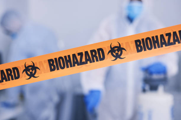 Professional Biohazard Cleanup technician working in Friendsville, TN